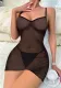 Sexy Transparent Mesh Straps Nightdress