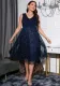 Summer Elegant Women's Clothes Autumn Plus Size Mid-Waist V-Neck Sexy Slim Polka Dot Evening Dress