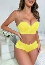 Women Chain Swimsuit Bikini Set