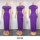 Beaded Cutout Short Sleeves Patchwork Elegant Africa Plus Size Women's Bodycon Dress