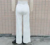 Women high waist wide leg Pant