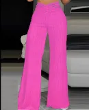 Women high waist wide leg Pant