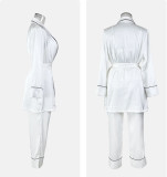 Women autumn long-sleeved top and Pant loungewear two-piece set