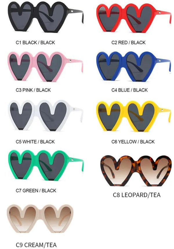 Heart Sunglasses Glasses Sunglasses