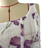 Women's Sexy Printed Camisole Slim Bodycon Skirt Two Piece Set