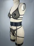 Sexy Temptation Hollow See-Through Lingerie Set Female