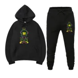 Men's Fashion Street Cartoon Anime Print Men's Sports Hoodies