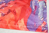 Vestido largo de mujer elegante casual con estampado de moda con tirantes sexy