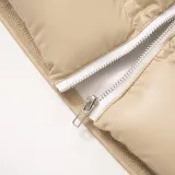 Women's Autumn And Winter Street Versatile Strapless Zipper Ladies Pad Vest