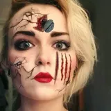 Halloween Funny Scar Tattoo Sticker