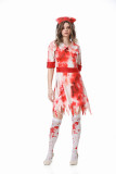 Halloween cosplay costume Mary nurse costume adult horror bloody zombie zombie costume doctor costume cos party
