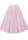 Women plaid skirt
