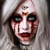 Halloween Funny Scar Tattoo Sticker
