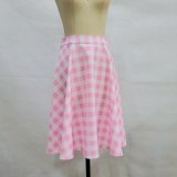 Women plaid skirt