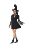 Halloween wizard stage performance costume short robe magician witch party costume