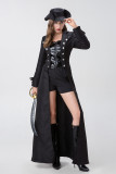 Halloween retro cos female pirate slit jacket performance costume
