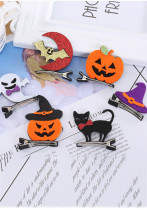 Creatief Halloween-kostuum Haarspeldjes Haaraccessoires voor kinderen Leuke kat Pompoen Vleermuis Haarclip