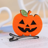 Creative Halloween Costume Hair Clips Children's Hair Accessories Cute Cat Pumpkin Bat Hair Clip