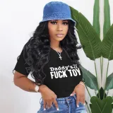 Round Neck Pullover Printed Short Sleeve Women's T-Shirt