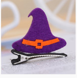 Creative Halloween Costume Hair Clips Children's Hair Accessories Cute Cat Pumpkin Bat Hair Clip