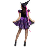 Halloween Witch Costume Magic Wizard Costume Halloween Spider Cos Masquerade Costume