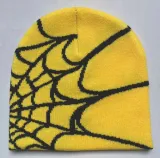 Autumn and winter spider web jacquard knitting warm hat and cold hat
