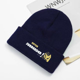 Winter Letter Embroidered Knitting Hat