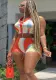 Women Summer Single Breasted Tank Top and Printed Pants Two-piece Set