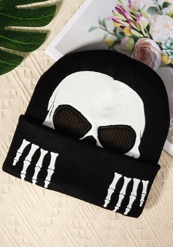 Halloween winter skull Kintting Hat