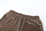 Otoño mujer Sexy Casual Top corto ajustado pantalones cortos de cintura alta conjunto de dos piezas para mujer