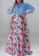 Plus Size Autumn Women's Turndown Collar Button Up Long Sleeve Shirt Dress