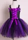 Halloween girls mesh tutu skirt Maleficent witch dress with hairband two-piece set