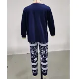 Christmas printed home clothes for the whole family