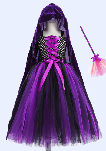 Halloween witch cos children cosplay costume