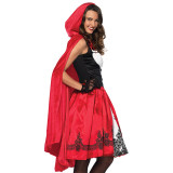 Halloween little red riding hood costume adult cosplay party nightclub dance queen costume