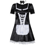 Plus Size Women Clothing Maid Costume Cosplay Sexy Maid Costume