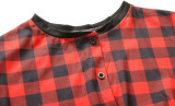 Christmas plaid home clothes for the whole family