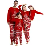Christmas printed home clothes for the whole family