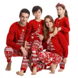 Christmas printed home clothes for the whole family