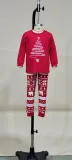 Christmas printed home clothes for the whole family