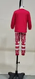 Christmas printed home clothes for the whole family