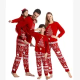 Christmas printed home clothes for the whole family
