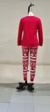 Christmas printed home clothes for the whole family
