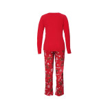 Pijamas con estampado de ciervos navideños, ropa para el hogar, ropa familiar.