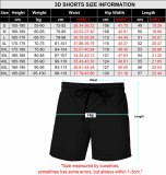 Summer Retro Style  Trendy 3D Digital Graphic Printing T-Shirt Shorts For Men And Women Casual Two-Piece Set