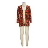 Spring And Autumn Women's Halloween Printed Tops Fashion Cardigans