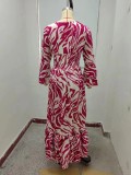 Women Printed Loose Casual Dress