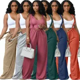 Women Hip Hop Sports Loose Casual Overalls