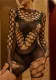 Sexy see-through high-waisted long-sleeved mesh tight fitted Sheer jumpsuit