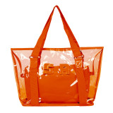 Transparente Sommer-Einkaufstasche, beliebte Strandtasche für Damen
